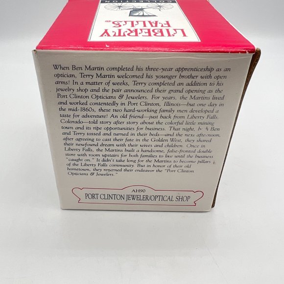 Liberty Falls PORT CLINTON JEWELER OPTICAL SHOP Americana Holiday Village 1995 - Picture 5 of 8